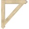 Ekena Millwork Traditional Arts & Crafts Rough Sawn Bracket, Douglas Fir, 6"W x 44"D x 48"H BKT06X44X48TRA03RDF - alternate 3